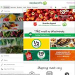Woolworths $10 off Click and Collect Orders with $100 Spend