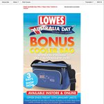 Bonus Cooler Bag When You Purchase Any 2 Australia Day Items @ Lowes