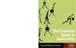 The Essential Guide to Leadership* from Harvard Business Review - Free PDF Download