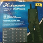 Shakespeare Fishing Waders - BCF Clearance Item - $35 @ BCF (Limited Stocks, Instore Only)