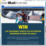 Win 1 of 100 Double Passes to Eddie The Eagle at George Street Cinemas (Sydney) from Daily Mail