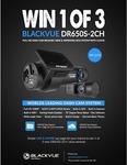 Win 1 of 3 BlackVue DR650S-2CH Dashboard Cameras from BlackVue