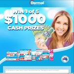 Win 1 of 5 $1,000 Cash Prizes from Dermal Therapy