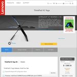 Lenovo ThinkPad X1 Yoga $1888 Delivered (i7-6500U, 14" FHD MT, 8GB RAM, 256GB SSD, LTE, 1.36kg)