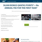 ANZ FF Platinum Credit Card with 50K QFF Points and $0 First Year When Spend $2.5k in First 3 Months