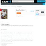 [PC] GTA V - AU$29.95 @ Savemi UK