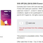 20% off iTunes & Apple Music Gift Card @ Woolworths - OzBargain