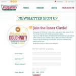 Free Doughnut + $10 Online Coupon (Expired) + 4x Doughnuts on Birthday with Newsletter Signup @ Krispy Kreme (NSW, VIC, QLD, WA)