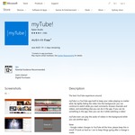 myTube! for Windows 10 & Xbox FREE (Usually $1.19)