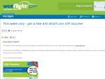 Free $50 Wotif voucher when you book a flight on Wotflight.com