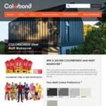 Win a Colorbond® Steel Matt Makeover Worth $20,000 & $5,000 Cash from BlueScope Steel Limited [Homeowners]