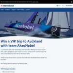 Win a VIP Trip to Auckland, New Zealand for up to 4 People for The Volvo Ocean Race in March 2018