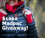 Win Various Macpac Prizes Worth a Total of $1,000