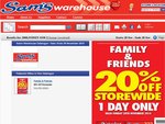 20% Off Storewide - Sams Warehouse / Crazy Clarks / Chicken Feed / Go-Lo - 28/11/10 Only