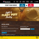 [VIC, NSW] 50% off Menu Price @ Domino's, Ringwood (Victoria) and Auburn & Willoughby (NSW)