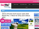 QLD-Northlakes golf - 30min Private Golf Lesson with AAA Rated Pro + More for Only $25 