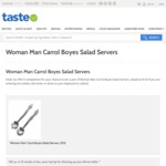 Win a Pair of 'Woman Man' Carrol Boyes Salad Servers Worth $125 from News Life Media