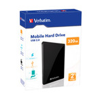 Verbatim 320GB Portable HDD $29 + $5.50 (ACT/NSW only), Staticice = $59.95+