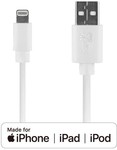 58% off Aerocool Lightning Charge and Sync Cable MFI Certified 1M White - $5 Delivered (Limit 1 Per Customer) @ CPL Online