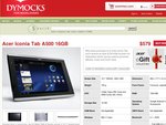 Acer Iconia A500 16GB - $579 from Dymocks (Includes $100 Gift Voucher)