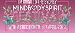 [NSW] Free Ticket to Mind Body Spirit Festival, 4/4-7/4 @ ICC Darling Harbour (Sydney)