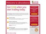 Get $100 When You Start Trading With directshares