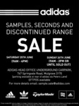 Adidas Seconds and Samples Sale [VIC] 25-26 June 2011
