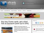 iTunes Gift Cards - Buy 2, Get 1 Free at Selected Domayne Stores (Save up to 33%)