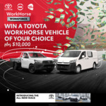 Win a Toyota WorkHorse Vehicle and $10,000 from Australian Radio Network