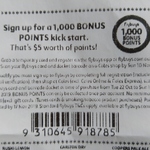 1,000 Bonus Flybuys Points (Worth $5) for New Flybuys Card (No Minimum Spend) @ Coles