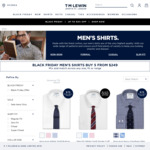 Men's Shirts from $37.95 & Free Shipping over $50 @ T.M.Lewin
