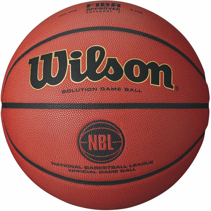 Wilson NBL Solution Official Game Basketball, Size #7 - Composite ...