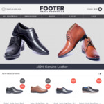 Men's Leather Shoes $35.00 & Leather Boots $45.00 - 100% Genuine Leather (Free Shipping Min Order $99) @ Footer.com.au