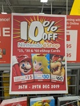 10% off Nintendo eShop Gift Cards @ JB Hi-Fi