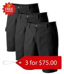 Kinggee 3 Pack Work Shorts for $75.00 Delivered + Bonus 6 Free Caps @ Budget Workwear