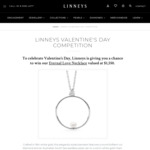 Win an 18ct White Gold Eternal Love Necklace from Linneys