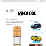 Win 1 of 2 Bottles of Hellyers Road Original Single Malt Whisky Worth $131.45 from MiNDFOOD