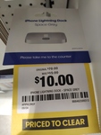 [WA] Apple iPhone Lightning Dock Silver for $10 @ Officeworks, Cockburn