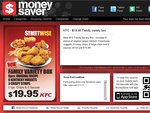 KFC - $19.95 Family Variety Box [Everywhere but QLD/WA]