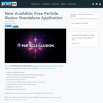 Boris FX Stand Alone Particle Illusion Video Post Production Software Now Free