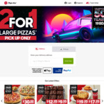 Pick up 2 Large Pizzas for The Price of 1 (Pick up Only) Pizza Hut
