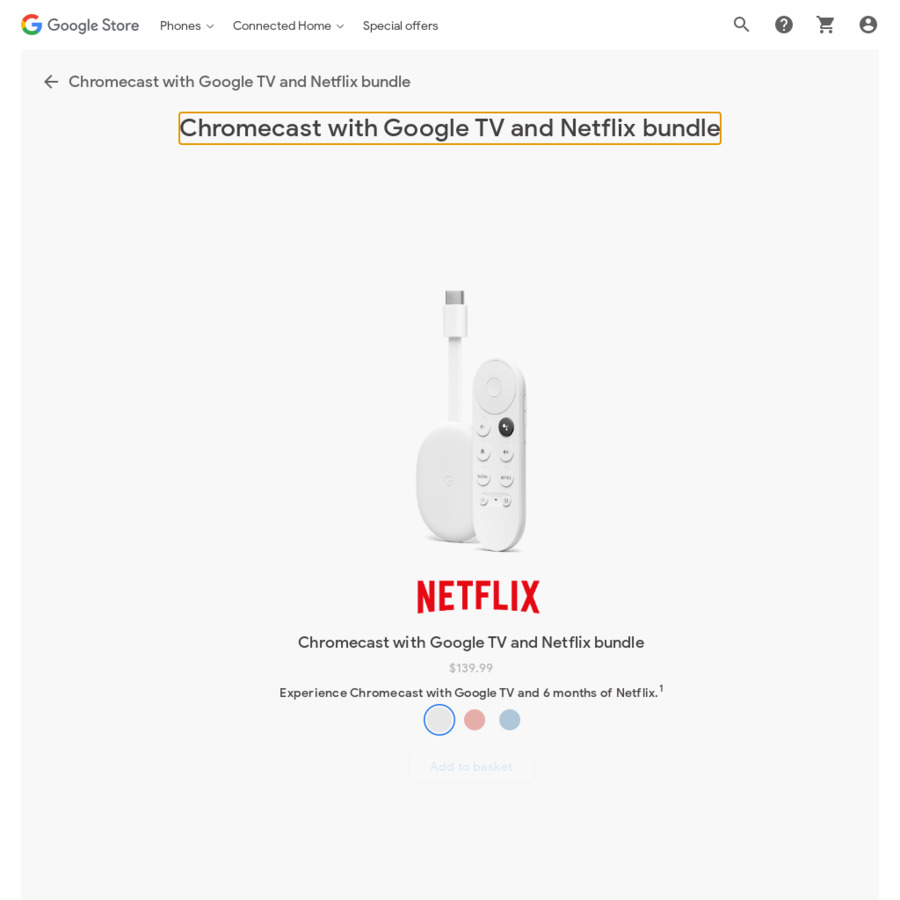 Netflix google best sale home chromecast