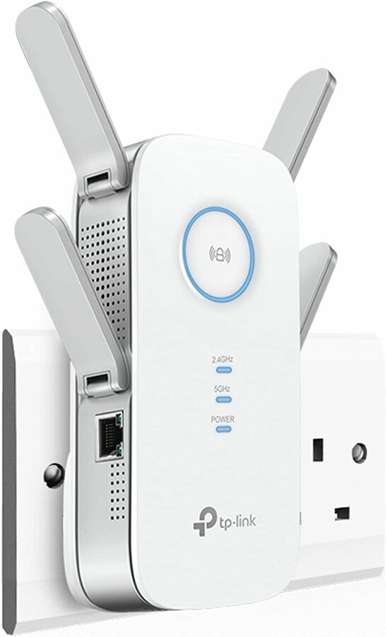 TP-Link RE650 AC2600 Universal Dual Band Range Extender, UK power plug