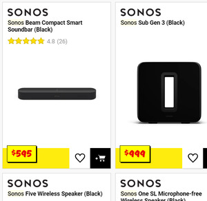 jbhifi sonos sub