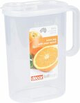 Decor Juice/Water Jug, 2L, Clear $5 + Delivery ($0 with Prime/ $39 Spend) @ Amazon AU