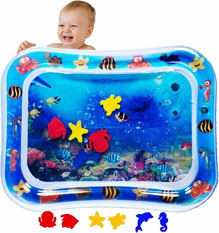 tummy time water mat amazon