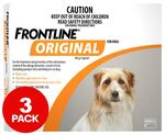 Frontline Original Flea and Tick Treatment for Dogs Range $21.99 Each (RRP $60) & Free Shipping @ Catch