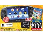 PS Vita $369 with 4GB Card, Little Deviants Game - Good Guys