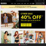 40% off Sitewide + $5.95 Delivery ($0 for Members) @ Bonds