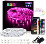 JESLED Bluetooth RGB LED Strip Lights 5m $16.66, 10m $25.55 + Delivery ($0 with Prime/ $39 Spend) @ JESLED via Amazon AU
